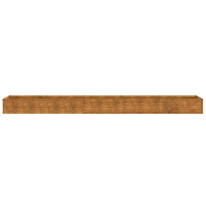 Pat de grădină înălțat 482x50x36 cm, oțel corten WALTI