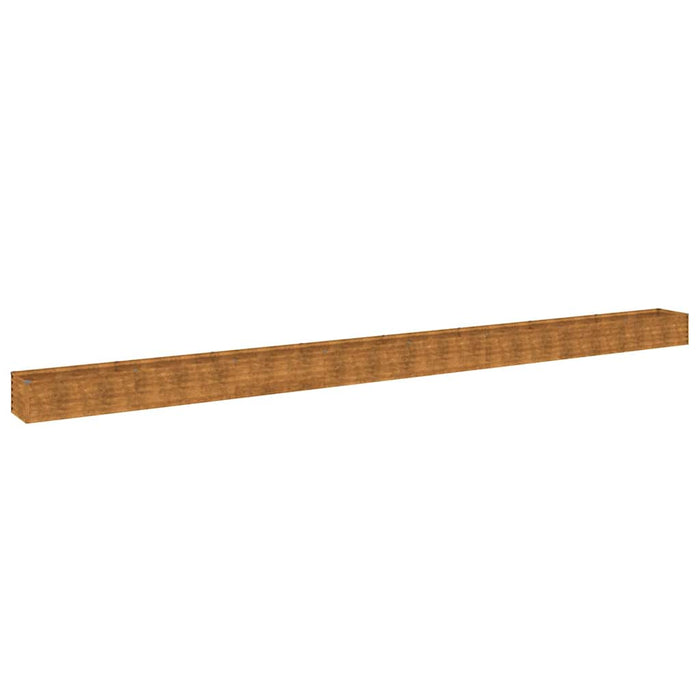 Strat înălțat de grădină, 770x50x36 cm, oțel corten WALTI