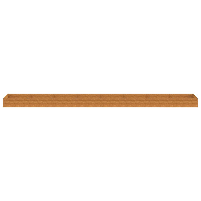 Strat înălțat de grădină, 770x100x36 cm, oțel corten WALTI