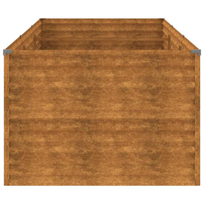 Strat înălțat de grădină, 290x100x69 cm, oțel corten WALTI