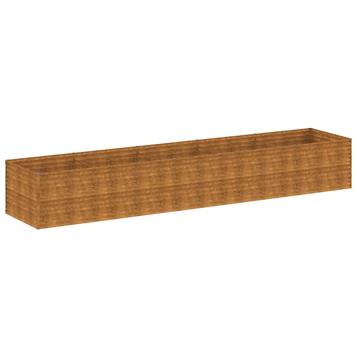 Strat înălțat de grădină, 479x100x69 cm, oțel corten WALTI