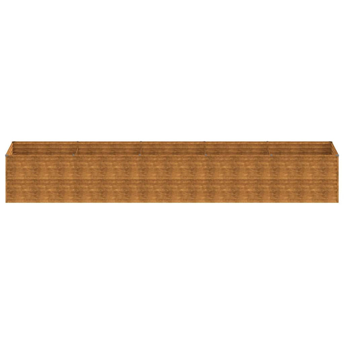 Strat înălțat de grădină, 479x100x69 cm, oțel corten WALTI