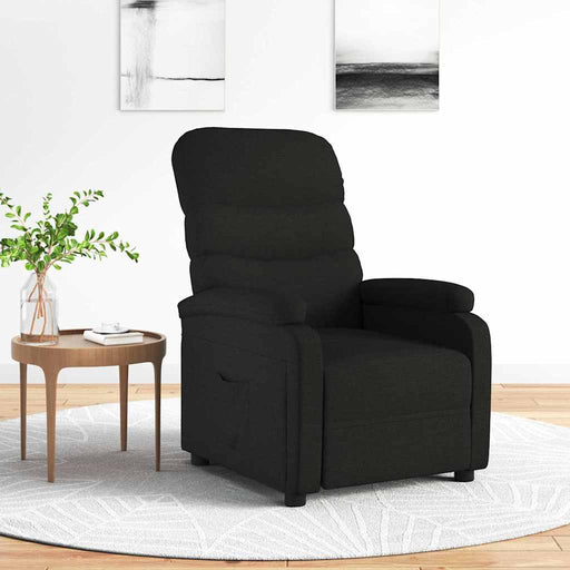 Fotoliu rabatabil, negru, material textil - WALTI WALTI
