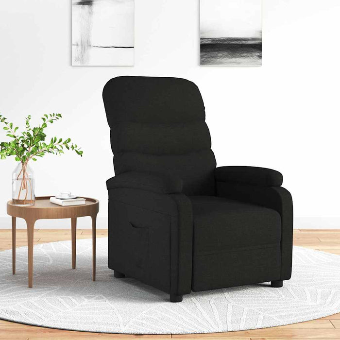 Fotoliu rabatabil, negru, material textil - WALTI WALTI