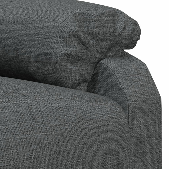 Fotoliu rabatabil, gri închis, material textil - WALTI WALTI