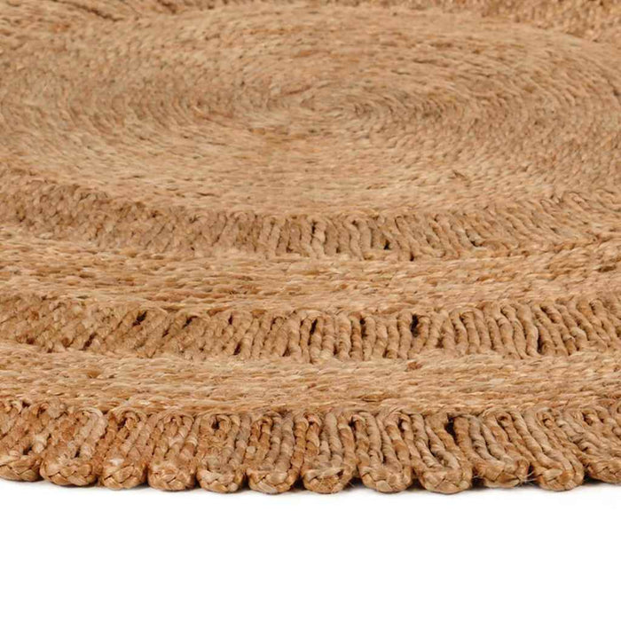 Covor împletit manual, 90 cm, iută, rotund WALTI