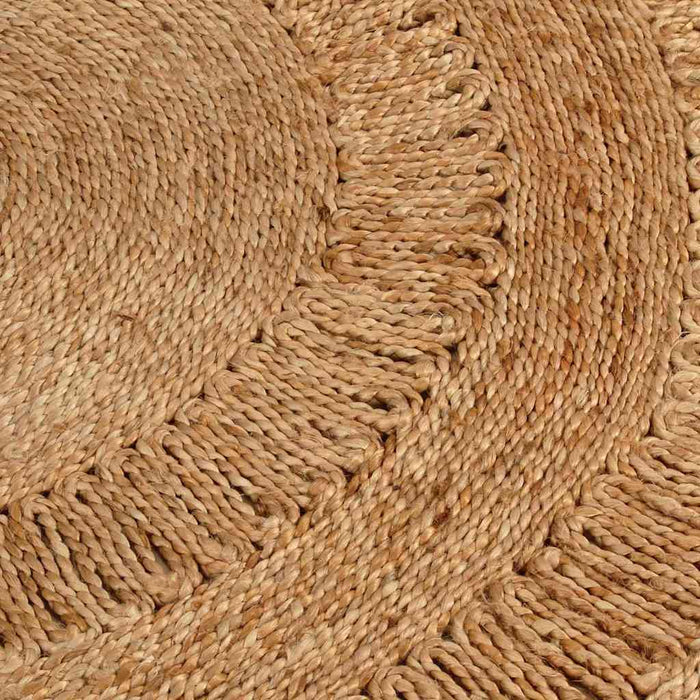 Covor împletit manual, 90 cm, iută, rotund WALTI