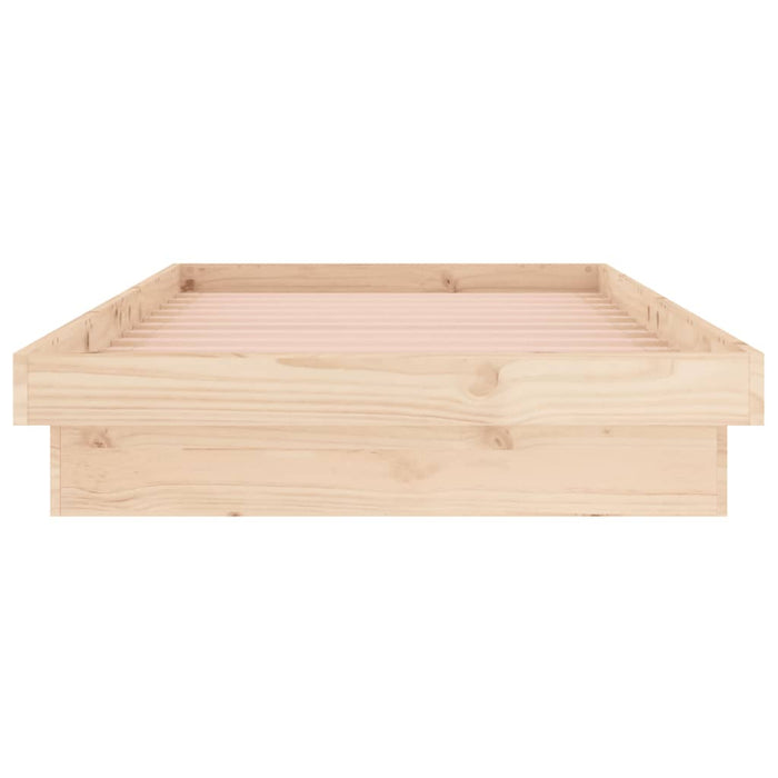 Cadru de pat cu LED, 90x200 cm, lemn masiv - WALTI WALTI