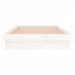 Cadru de pat cu LED, alb, 90x200 cm, lemn masiv - WALTI WALTI