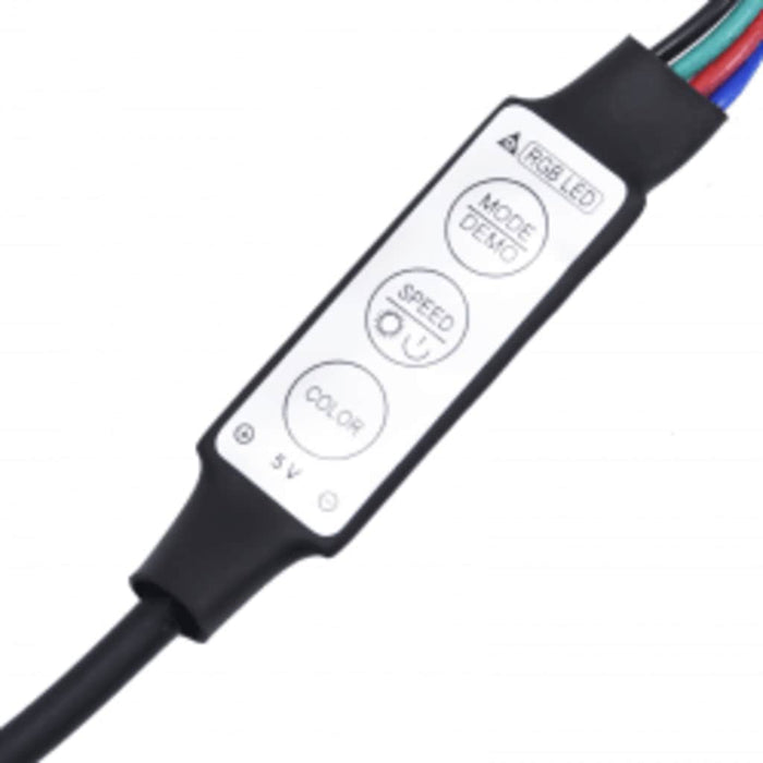 Cadru de pat cu LED, 100x200 cm, lemn masiv - WALTI WALTI