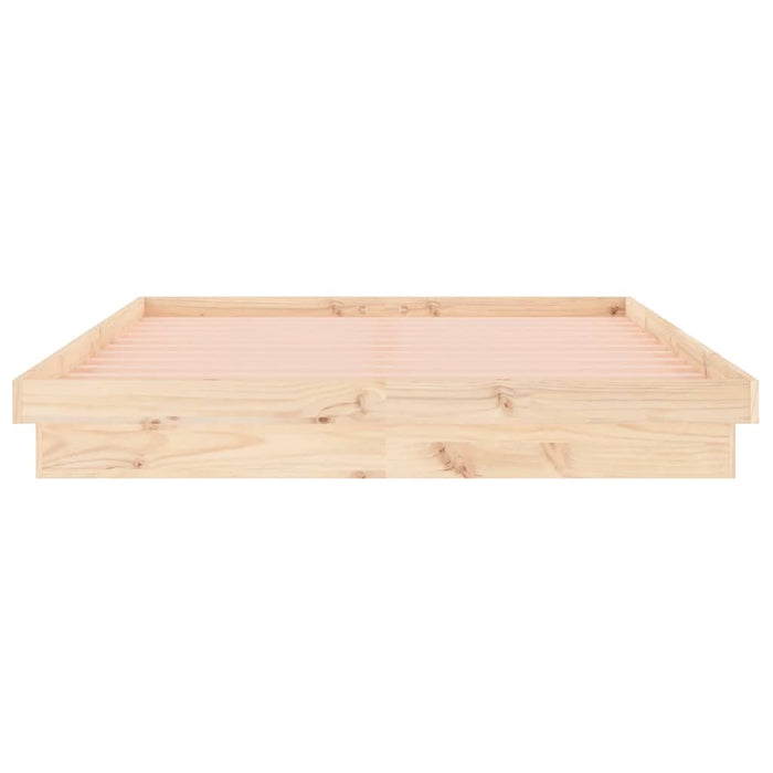Cadru de pat cu LED, 150x200 cm, lemn masiv, King Size 5FT - WALTI WALTI