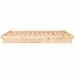 Cadru de pat cu LED, 160x200 cm, lemn masiv - WALTI WALTI
