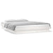 Cadru de pat LED Super King Size, alb, 180x200 cm, lemn masiv - WALTI WALTI