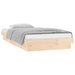 Cadru de pat cu LED, Single, 90x190 cm, lemn masiv - WALTI WALTI