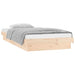 Cadru de pat cu LED, Single, 90x190 cm, lemn masiv - WALTI WALTI