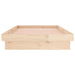 Cadru de pat cu LED, Single, 90x190 cm, lemn masiv - WALTI WALTI