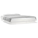 Cadru de pat cu LED, alb, 140x190 cm, lemn masiv - WALTI WALTI
