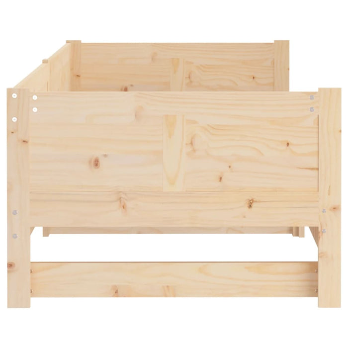 Pat extensibil de zi, 2x(90x190) cm, lemn masiv de pin WALTI