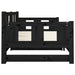 Pat extensibil de zi, negru, 2x(90x190) cm, lemn masiv pin - WALTI WALTI