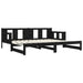 Pat extensibil de zi, negru, 2x(90x190) cm, lemn masiv pin - WALTI WALTI