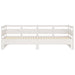 Pat de zi extensibil, alb, 2x(80x200) cm, lemn masiv de pin - WALTI WALTI