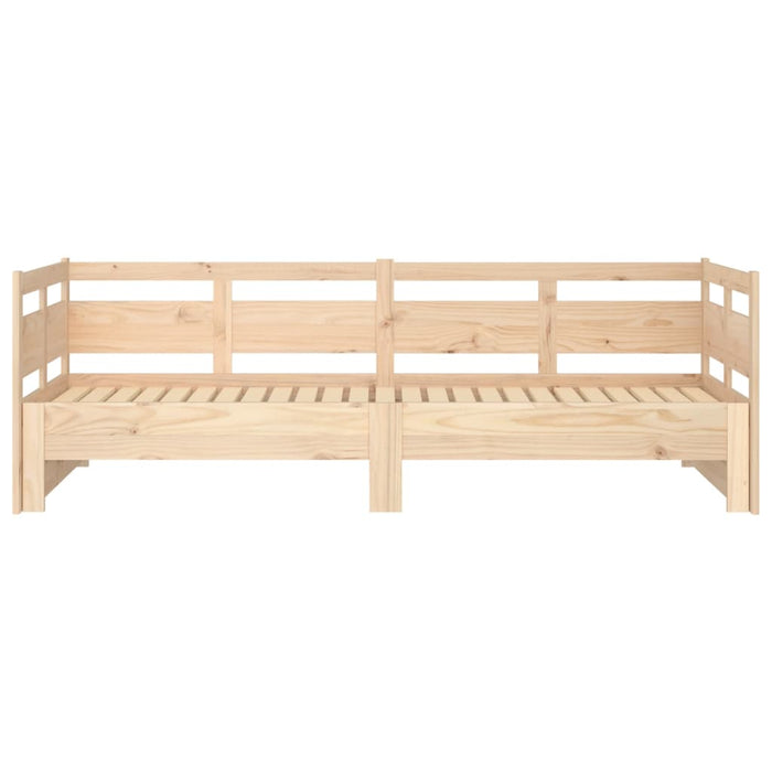 Pat de zi extensibil, 2x(90x190) cm, lemn masiv de pin WALTI