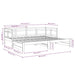 Pat de zi extensibil, negru, 2x(90x190) cm, lemn masiv de pin - WALTI WALTI