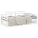 Pat extensibil de zi, alb, 2x(90x200) cm, lemn masiv de pin - WALTI WALTI