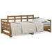 Pat extensibil de zi, maro miere, 2x(90x190) cm, lemn masiv pin - WALTI WALTI