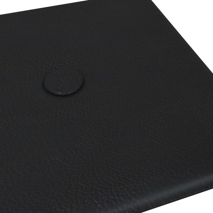 Tăblie de Pat pentru Perete 12 pcs Negru 30 x 15 cm - WALTI WALTI