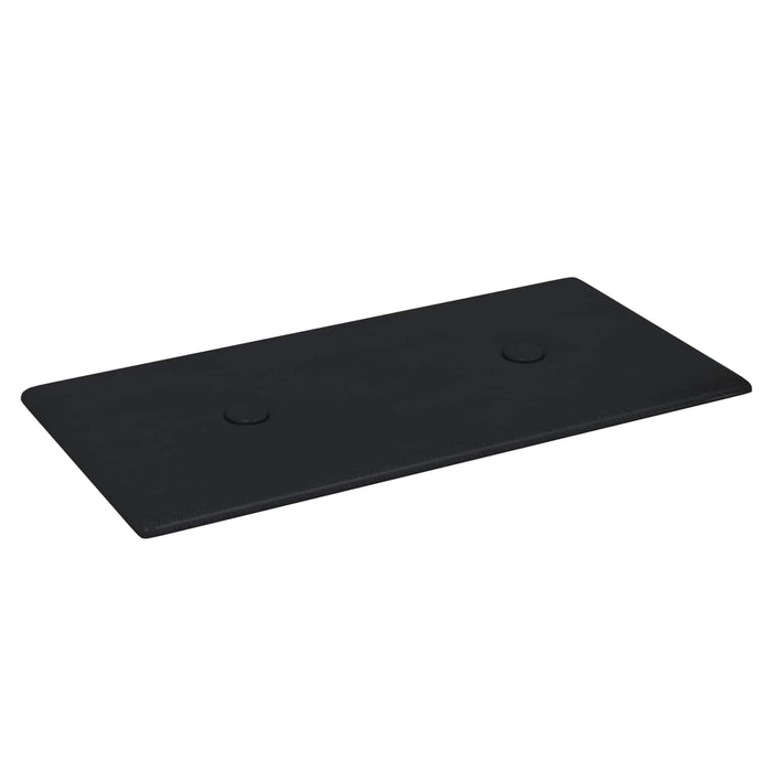 Tăblie de Pat pentru Perete 12 pcs Negru 30 x 15 cm - WALTI WALTI
