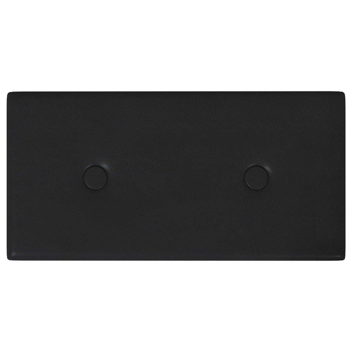 Tăblie de Pat pentru Perete 12 pcs Negru 30 x 15 cm - WALTI WALTI