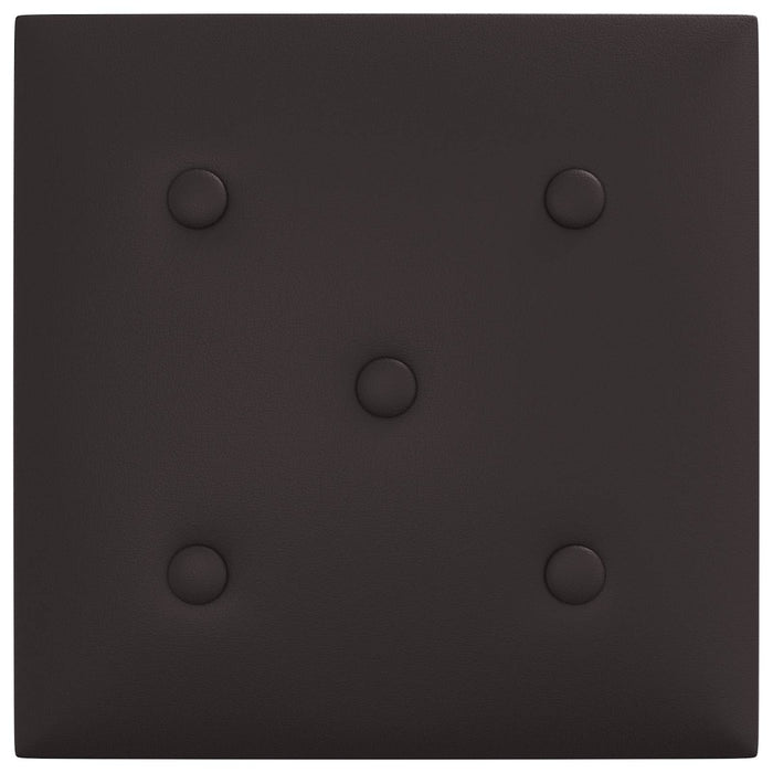 Tăblie de Pat pentru Perete 12 pcs Negru 30 x 30 cm - WALTI WALTI