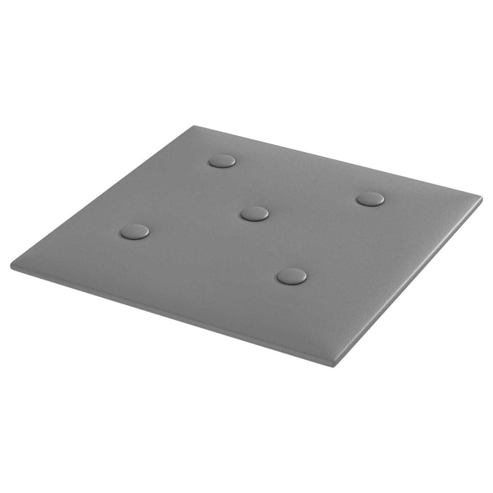 Tăblie de Pat pentru Perete 12 pcs Gri 30 x 30 cm WALTI
