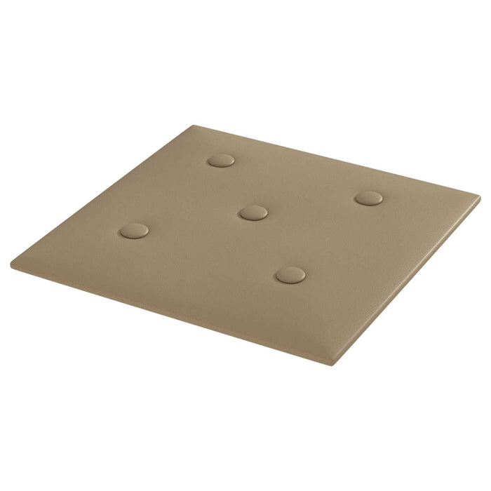 Tăblie de Pat pentru Perete 12 pcs Cappuccino 30 x 30 cm WALTI