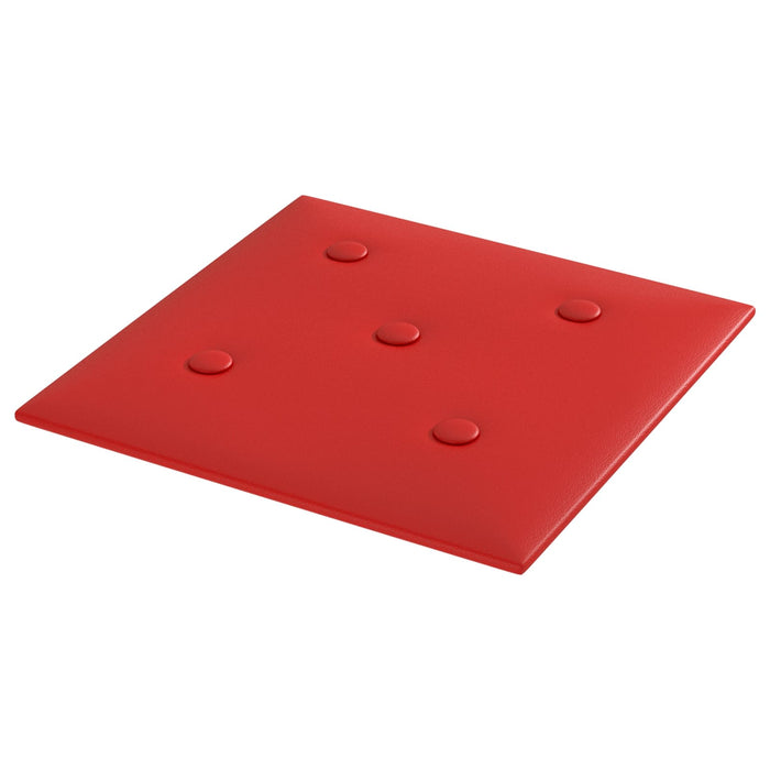 Tăblie de Pat pentru Perete 12 pcs Roșu Vin 30 x 30 cm WALTI