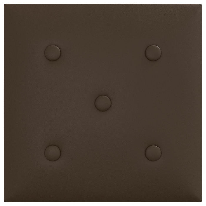 Tăblie de Pat pentru Perete 12 pcs Maro 30 x 30 cm - WALTI WALTI