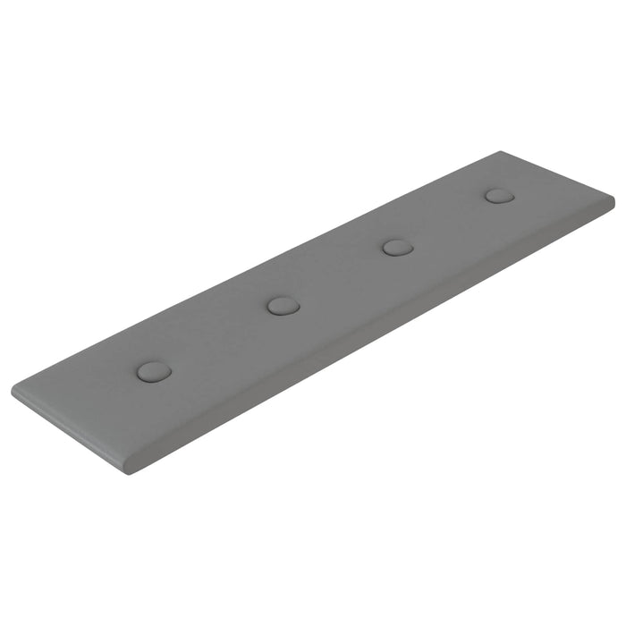 Tăblie de Pat pentru Perete 12 pcs Gri 60 x 15 cm WALTI