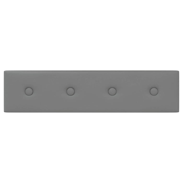 Tăblie de Pat pentru Perete 12 pcs Gri 60 x 15 cm WALTI