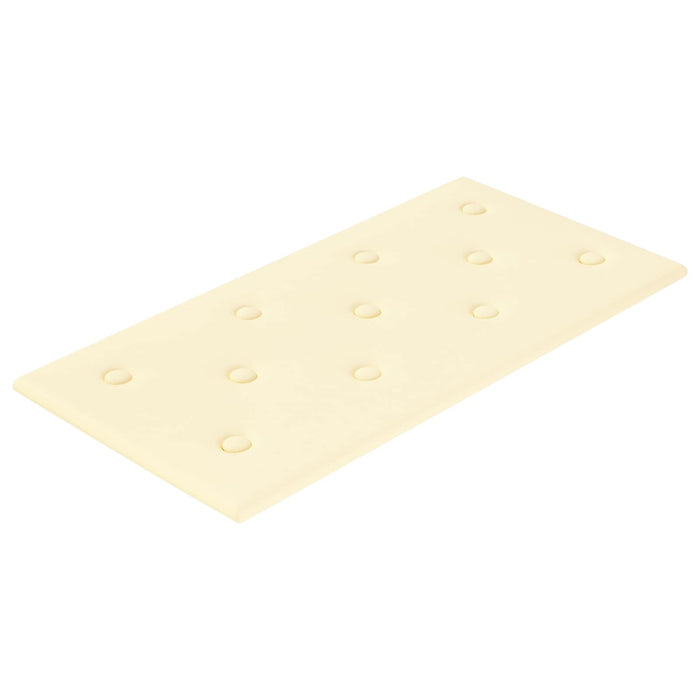 Tăblie de Pat pentru Perete 12 pcs Crem 60 x 30 cm - WALTI WALTI