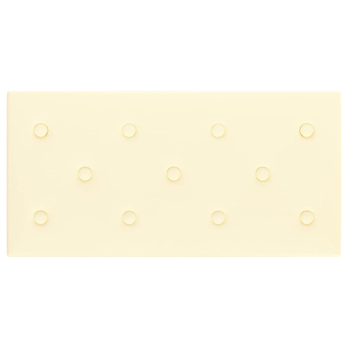 Tăblie de Pat pentru Perete 12 pcs Crem 60 x 30 cm - WALTI WALTI