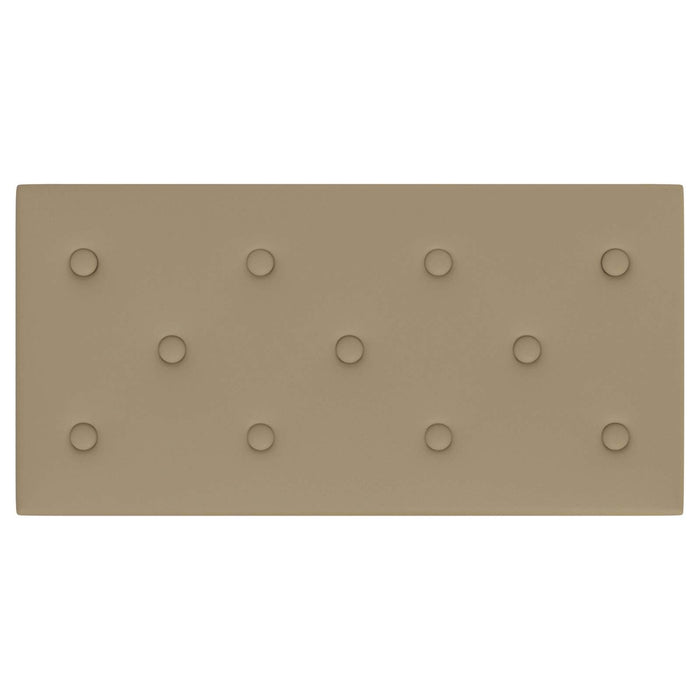 Tăblie de Pat pentru Perete 12 pcs Cappuccino 60 x 30 cm WALTI