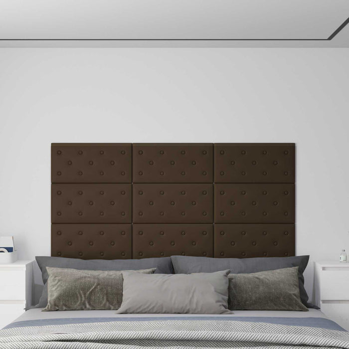 Tăblie de Pat pentru Perete 12 pcs Maro 60 x 30 cm - WALTI WALTI