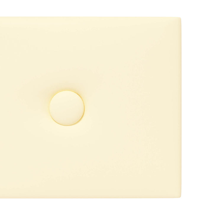 Tăblie de Pat pentru Perete 12 pcs Crem 90 x 15 cm - WALTI WALTI
