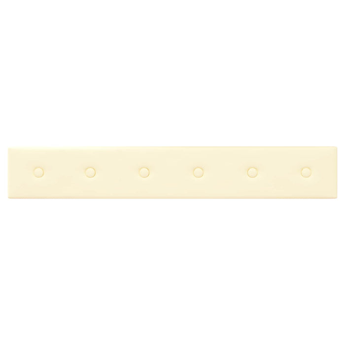 Tăblie de Pat pentru Perete 12 pcs Crem 90 x 15 cm - WALTI WALTI