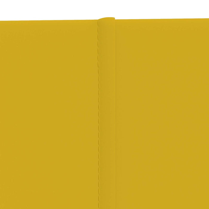 Tăblie de Pat pentru Perete 12 pcs Galben 60 x 30 cm Catifea WALTI