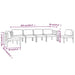 Set mobilier de grădină cu perne, 6 piese, antracit, aluminiu - WALTI WALTI