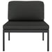 Set mobilier de grădină cu perne, 7 piese, antracit, aluminiu - WALTI WALTI