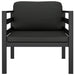 Set mobilier de grădină cu perne, 7 piese, antracit, aluminiu - WALTI WALTI