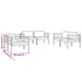 Set mobilier de grădină cu perne, 6 piese, antracit, aluminiu - WALTI WALTI